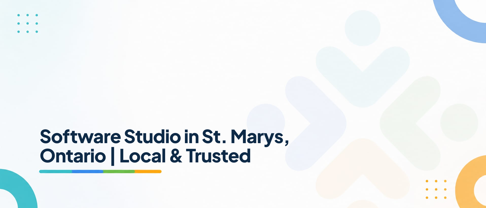 Software Studio in St. Marys, Ontario | Local & Trusted