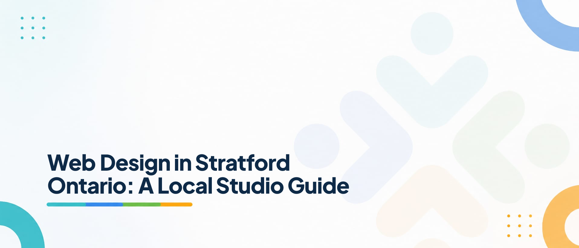 Web Design in Stratford Ontario: A Local Studio Guide